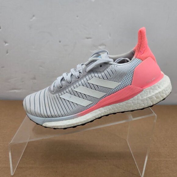 Adidas Solar Glide 19 Running Shoes Gray Pink Size  Y5.5   Womans size 7 - Picture 5 of 11